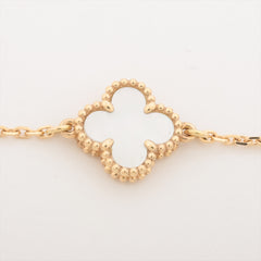 Van Cleef & Arpels Sweet Alhambra White Mother of Pearl MOP Bracelet 2024 Dec