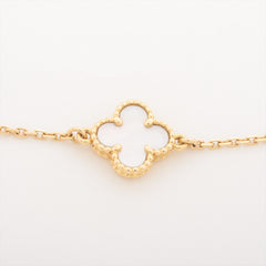 Van Cleef & Arpels Sweet Alhambra White Mother of Pearl MOP Bracelet