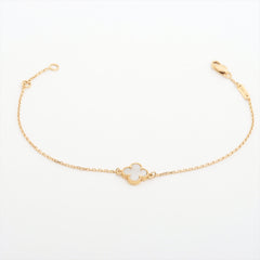 Van Cleef & Arpels Sweet Alhambra White Mother of Pearl MOP Bracelet