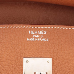 Hermes Birkin 35 Togo PHW Gold M Square Stamp