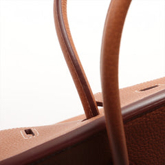 Hermes Birkin 35 Togo PHW Gold M Square Stamp