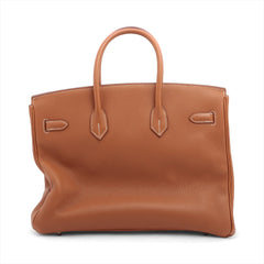 Hermes Birkin 35 Togo PHW Gold M Square Stamp
