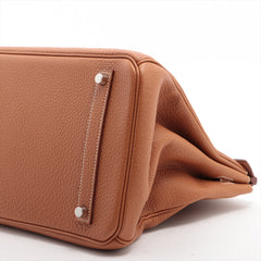 Hermes Birkin 35 Togo PHW Gold M Square Stamp