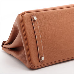 Hermes Birkin 35 Togo PHW Gold M Square Stamp