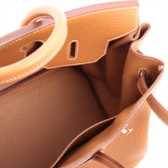 Hermes Birkin 35 Togo PHW Gold M Square Stamp