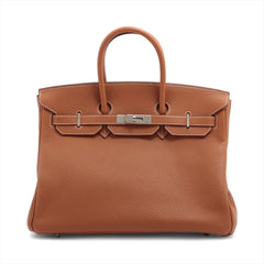 Hermes Birkin 35 Togo PHW Gold M Square Stamp