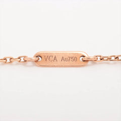 Van Cleef & Arpels Sweet Alhambra Hearts Carnelian Bracelet