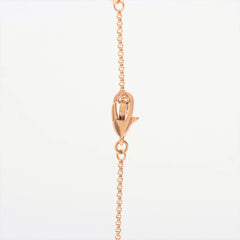Bvlgari B.Zero 1 Mini Pavé Diamond Necklace Rose Gold