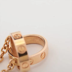 Cartier Baby Love Necklace Rose Gold
