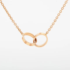 Cartier Baby Love Necklace Rose Gold