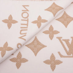 Louis Vuitton LV Essential Muffler Shine Scarf Beige