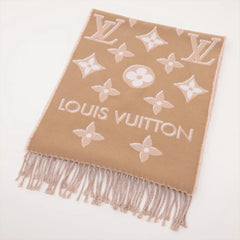 Louis Vuitton LV Essential Muffler Shine Scarf Beige