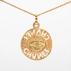 Chanel Logo Pearl Necklace