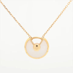 Cartier Amulette de Cartier XS Model Mother of Pearl diamond Necklace