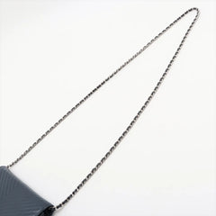Chanel Chevron Caviar Wallet on Chain Navy