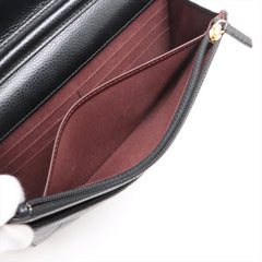 Chanel Caviar Wallet on Chain Black