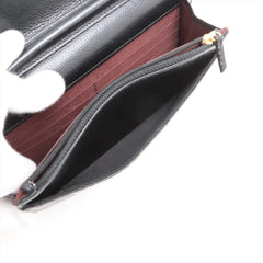Chanel Caviar Wallet on Chain Black