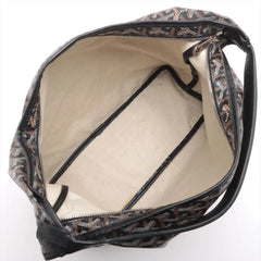 Goyard Saint Louis Fiji Hobo Bag Black