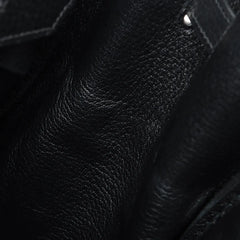 Hermes Birkin 35 Ardennes Noir D Square Stamp