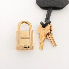 Hermes Birkin 35 Ardennes Noir D Square Stamp