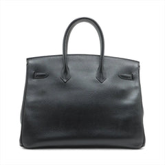 Hermes Birkin 35 Ardennes Noir D Square Stamp