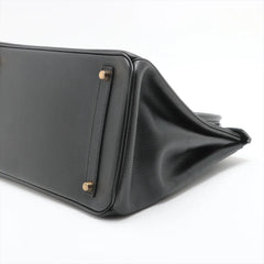 Hermes Birkin 35 Ardennes Noir D Square Stamp
