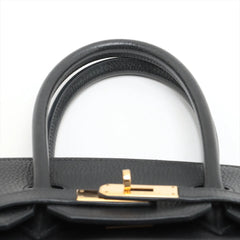 Hermes Birkin 35 Ardennes Noir D Square Stamp