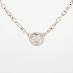Cartier D'amour Small Model Diamond Necklace