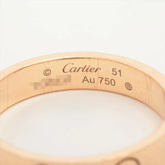 Cartier Love Ring Small Model Pink Gold Size 51