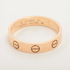 Cartier Love Ring Small Model Pink Gold Size 51
