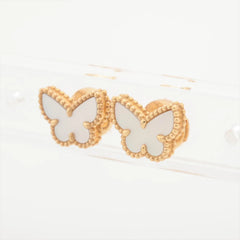 Van Cleef & Arpels Sweet Butterfly Mother of Pearl Earstuds