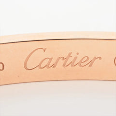 Cartier Classic Model Love Bracelet Size 17