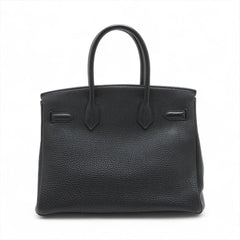 Hermes Birkin 30 Togo Black Shooting Star Noir G Square Stamp