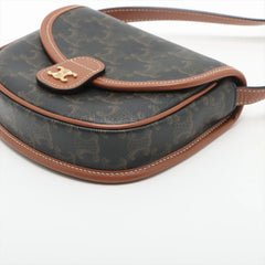 Celine Triomphe Mini Besace Bag Brown