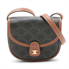 Celine Triomphe Mini Besace Bag Brown