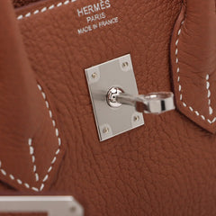 Hermes Birkin 25 Togo Gold PHW K Stamp