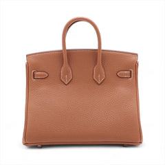 Hermes Birkin 25 Togo Gold PHW K Stamp