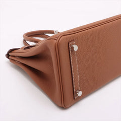Hermes Birkin 25 Togo Gold PHW K Stamp