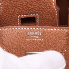Hermes Birkin 25 Togo Gold PHW K Stamp