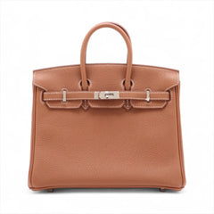 Hermes Birkin 25 Togo Gold PHW K Stamp