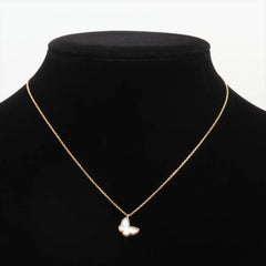Van Cleef & Arpels Sweet Alhambra Butterfly Mother of Pearl Necklace