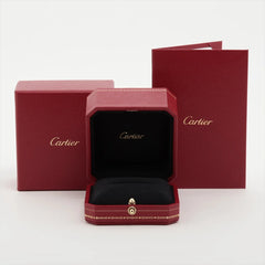 Cartier jewelry box with a black interior 
