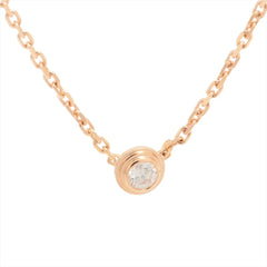 Cartier D'amour XS Diamond Necklace Rose Gold