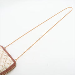 Celine Triomphe Clutch with Chain