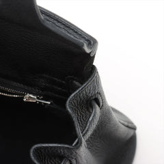 Hermes Birkin 25 Noir PHW R Square Stamp