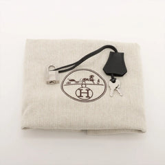 Hermes Birkin 25 Noir PHW R Square Stamp