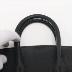 Hermes Birkin 25 Noir PHW R Square Stamp