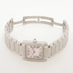 Cartier Small Model Tank Francaise Mother of Pearl Pink Watch W51028Q3