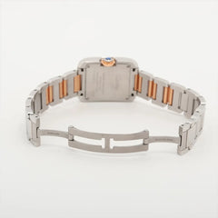 Cartier Tank Anglaise Pink Gold x Stainless Steel Watch W5310036