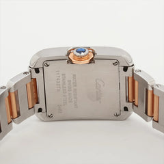 Cartier Tank Anglaise Pink Gold x Stainless Steel Watch W5310036